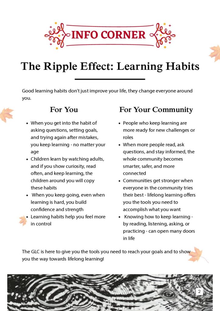 Ripple Effect of Literacy
